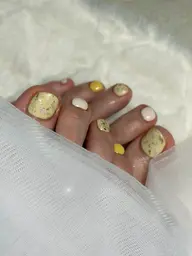 お得な月替りdesign|シンプル【アロマフットバス🌿オフ+ケア込み】