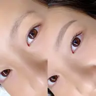 まつげパーマ上下、眉毛ワックス