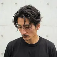 ✨【男前メンズパーマスタイル】黄金比カット+ニュアンスパーマ+クイックトリートメント✨