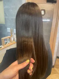 🌸カット+ワンカラー(アディクシー、イルミナカラー)+5step 髪質改善TR