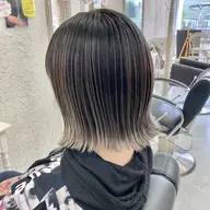 バレイヤージュ+艶髪トリートメント(ブリーチ込)
