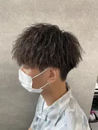🔴【1日2名様限定】メンズカット➕波巻きスパイラルパーマ