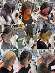 【!人気No.2メニュー!】カット✂️➕インナーケアブリーチ✨➕全体カラー✨➕高保湿トリートメント🧴.。o○