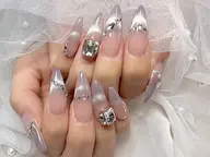 ハンド💅150分持ち込みアート+チップ長さだし10本 💛オフあり
