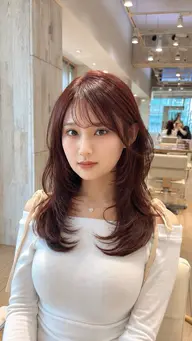 🎀似合わせカット+艶カラー+2stepトリートメント