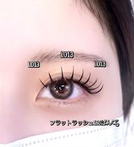 マツエク🎀フラットラッシュ100本(オフ無料)