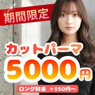 レディースカット＋パーマ　詳しくは備考欄で