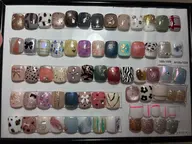 【フット1本アート👣】ネイル検定1級Jrネイリスト💅オフなしのみ※補足説明ご確認ください。