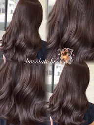 【 chocolate brown 】݁𖥔. ケアカラー+3stepトリートメント