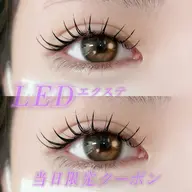 当日クーポン🎀LEDエクステ80〜100本🎀(補足をしっかりお読み頂きご予約ください)