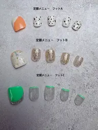 定額フットネイル👣オフ無し
