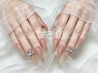 🎀 ワンカラーorラメグラ+2個パーツ無料or2本埋め尽くし🎀🎀