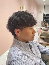 リピーター様専用🩶メンズ カット+パーマ🧑🏼🦱《波巻き・ツイスト・ツイスパ・スパイラルパーマ 》にしたい方限定