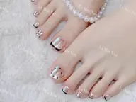 👣オフなしフット持ち込みデザイン10本(デザイン何本でもok)(シェルオフ+500)