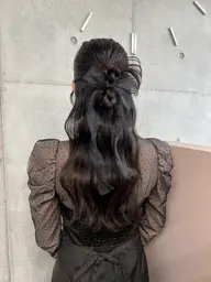 【ハーフアップヘアセット】¥4950 お呼ばれ・ライブなど特別な日に⟡.·*.