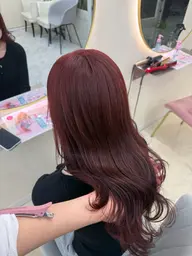 💠ダメージレスカラー💠ブリーチなしダブルカラー➕CMCトリートメント