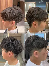 【メンズ人気No.2✨】カット➕パーマ➕プレトリートメント 120分