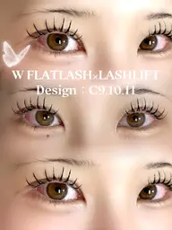 モデル🈹パリエク👁️ダブルフラット50〜60束✖️パーマ/初回オフ無料(+15分)⚠️道玄坂店