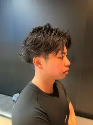 メンズ人気No.1👑 メンズパーマ＋カット✂️（ニュアンス/フェザーパーマ/サーフカール/スパイラルパーマ）