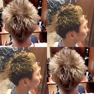 🔥メンズ限定クーポン🔥1ブリーチ&オンカラー+カット🔥