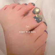 フットネイル 定額SANDサンプルアートコース(オフ込み)