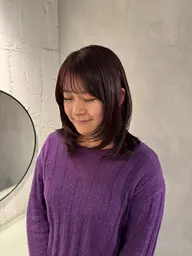 梅雨対策◎☂️絶対くずれない!前髪縮毛×カット×艶トリートメント🎀✨