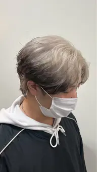 ⚠️19時以降限定⚠️【メンズワンカラーモデル🔥】韓国風メンズ透明感カラー✨