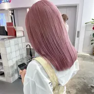 とにかくピンクにしたい方🎀🩷《1ブリーチ+カラー+1stepオージュアトリートメント✨》