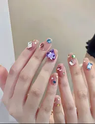 🍀ワンカラーor ラメグラor マグネット10本★時間内ストーン/パーツ付け放題💅オフ➕550