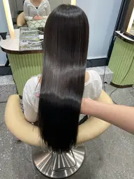 【人気No.3🥉メニュー✨️】韓国風🌈カット＋髪質改善イノアカラー＋髪質改善3stepトリートメント🫧