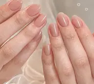 【ご新規様オフ無料】 シンプル美爪ワンカラー🩷ラメグラ ¥ 5500/¥ 5300