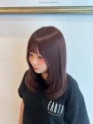 🎀【ブリーチなし】韓国風透明感ダブルカラー✨