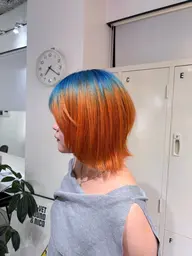 【🧬2回目〜の方はこちら🧬】カット✂️+デザインカラー+選べるトリートメント🫧