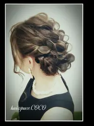 結婚式　パーティーヘアセット（一律料金です）