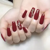 🎀【チップ長さだし】🎀 ワンカラーorラメグラー➕10粒ストーンor2個500円のパーツ💗