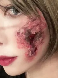 【ハロウィンに!】傷ポイントメイク