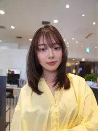 前髪縮毛矯正+似合わせカット+5ステップトリートメント