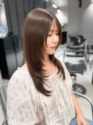 【髪質改善×ケラチン】『レイヤーカット orハッシュカット』+ケラチントリートメント+コテ巻き🌿