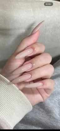 SNS人気 チップ長さだしワンカラー/マグネットワンカラ/ーラメグラデーション¥8900