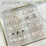 ※オフ有り※ 短い方不可!自爪の方で伸びている部分が0.5cm以上の方!!長さだしの方不可!デザイン3種類より選択