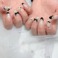 【平日18時まで限定🉐✨】自爪10本アート🎀パーツ付け放題💖当日デザインの相談OK🫶🏻