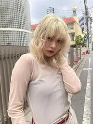 お試し🌟【ダブルカラー】【外国人風】ブリーチ+潤いツヤカラー＋トリートメント
