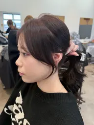【小顔確定🎀🫶🏻】韓国風顔周りカット‪🫰🏻💕➕プレミアムカラー🍒