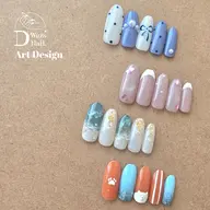 【🐱オフ無料🐱】アート定額ネイル