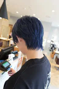 【ご新規様&ミニモ限定メニュー】骨格矯正メンズカット+毛髪改善プレミアムケアカラー+マイクロバブルシャンプー+眉カット