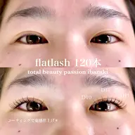 【 ご新規 】フラットラッシュ120本( オフ、アイシャンプー込み )