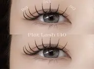 フラットラッシュ100本🧵