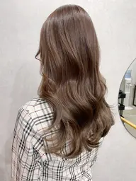ブリーチ無しダブルカラー➕オンカラー➕内部補修トリートメント