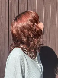 【雰囲気変えてみませんか?✨️】ブリーチなしヘアカラー🤍+シャンプー&ブロー