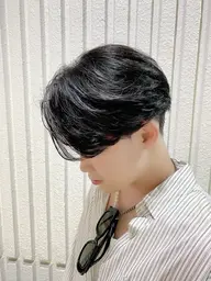 メンズカット＋酸性ストレート(縮毛矯正orストレートパーマ)